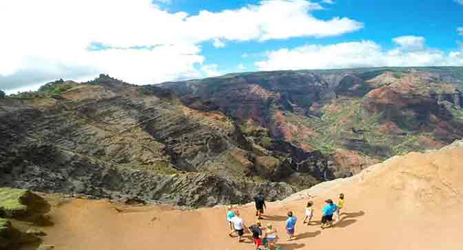 At the Rim of Waimea Canyon